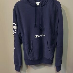 Champion Dark Blue Men's Pullover Hoodie